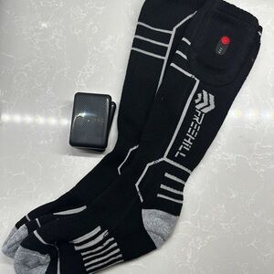 Black Heated Socks